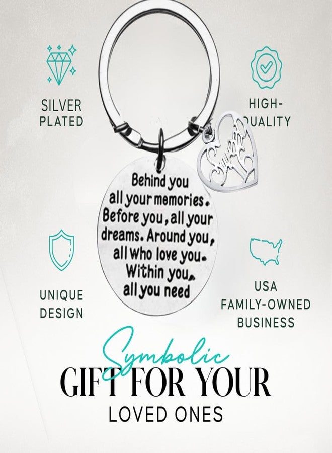 إنفينيتي كوليكشن سلسلة مفاتيح إنفينيتي كوليكشن سويت 16 - سلسلة مفاتيح ملهمة للبنات مع قلادة على شكل قلب وعبارة تحفيزية، هدية عيد ميلاد للمراهقات - Image 3