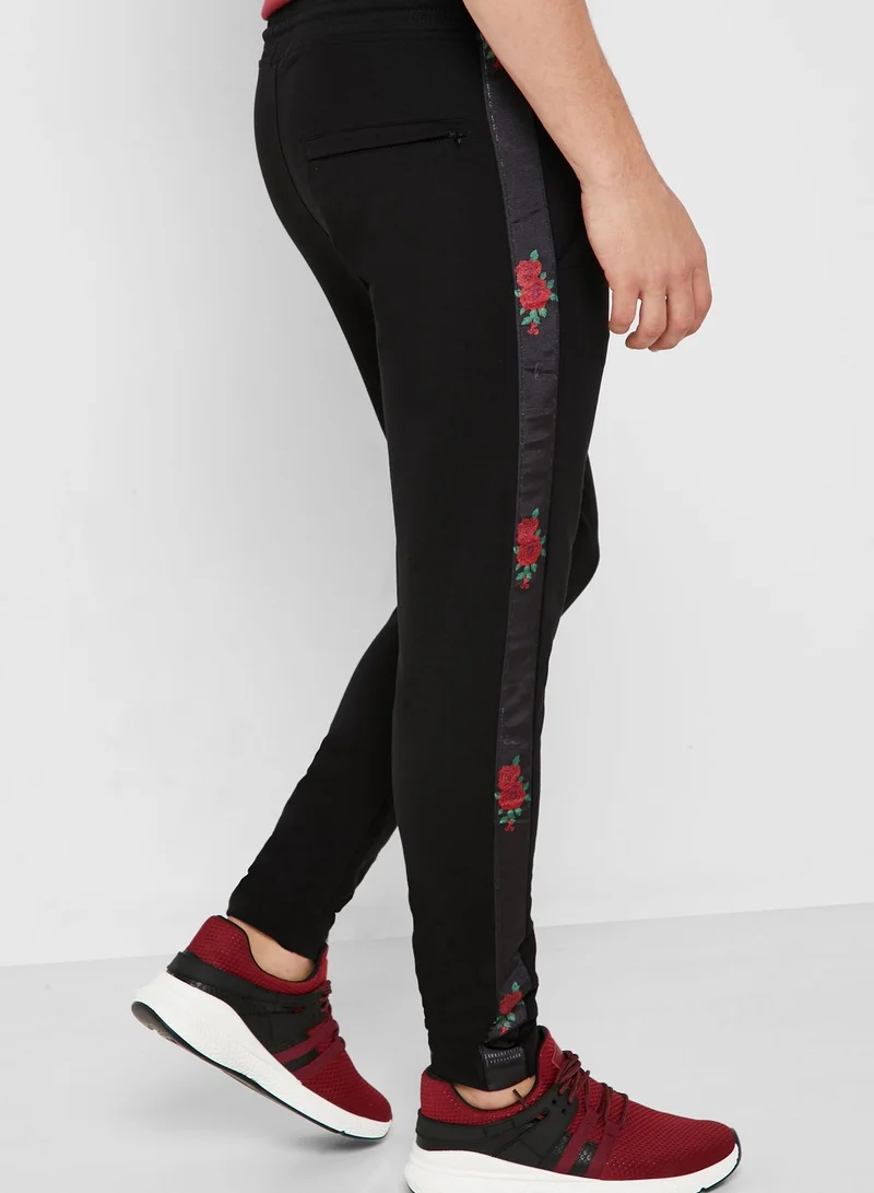 Seventy Five Rose Print Joggers