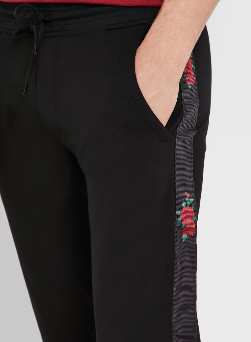 Seventy Five Rose Print Joggers