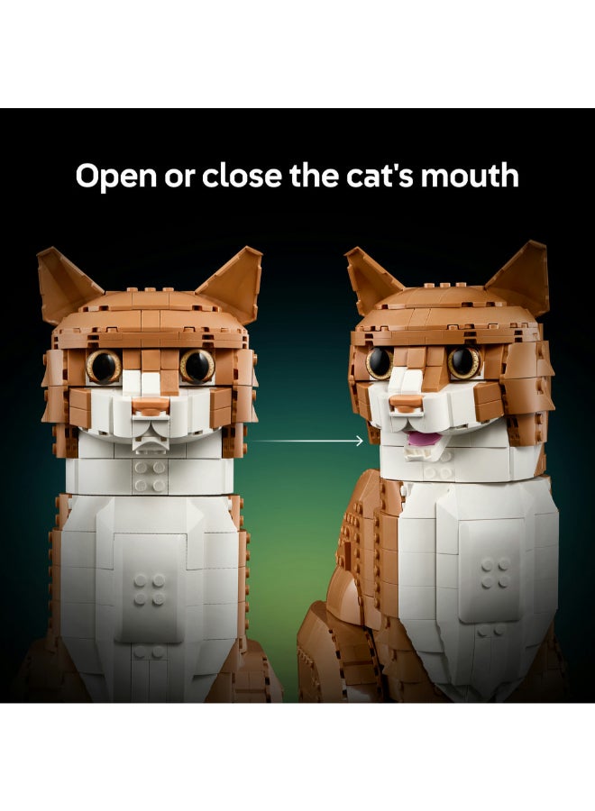 LEGO Ideas Orange Cat, Animal Figure Building Set 21376 (Age 18+, 1755 Pieces) - Image 3