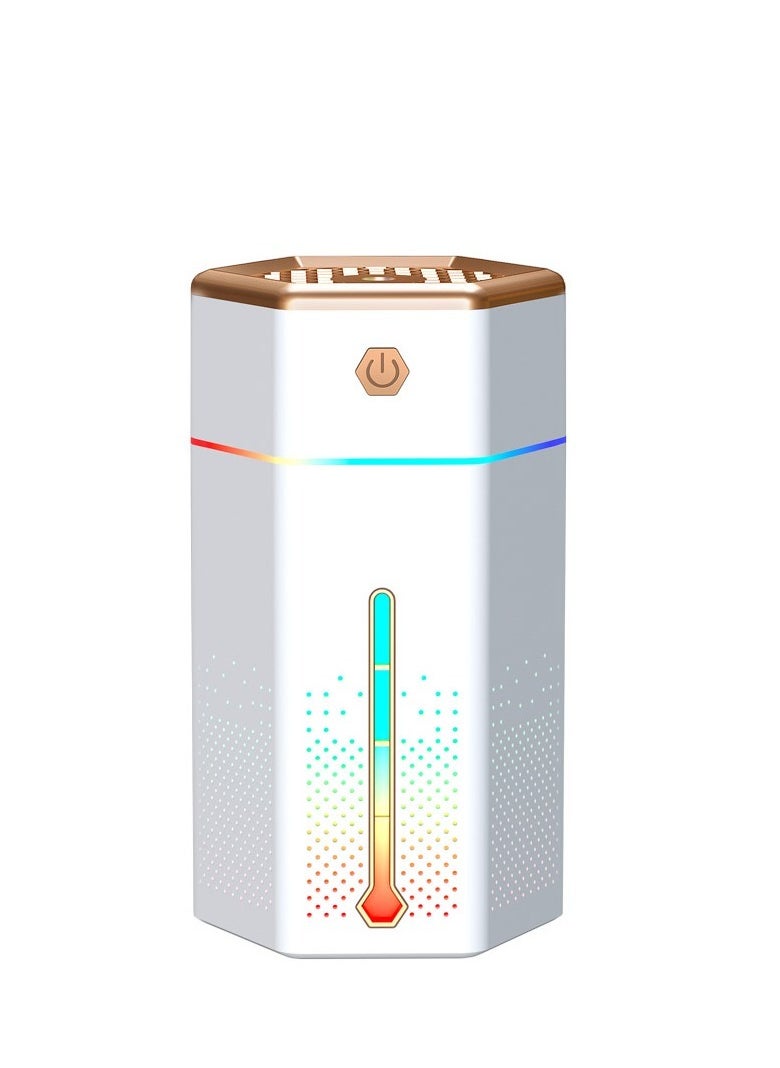 MIXDE Cool Mist Humidifier, 1L Mini Humidifiers with 7 Color Night Lights, Auto Shut-Off Air Vaporizer  - Image 3