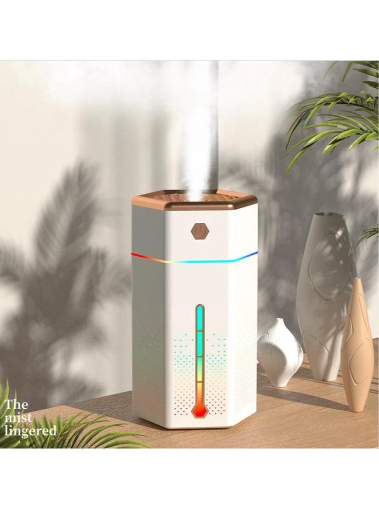 MIXDE Cool Mist Humidifier, 1L Mini Humidifiers with 7 Color Night Lights, Auto Shut-Off Air Vaporizer  - Image 1