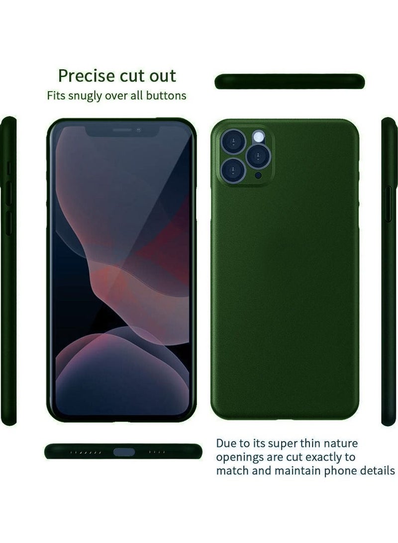 K-Doo غطاء خلفي رقيق للغاية من Air Skin لجهاز iphone 11 Pro، مضاد للانزلاق، تغطية كاملة، أخضر - Image 2