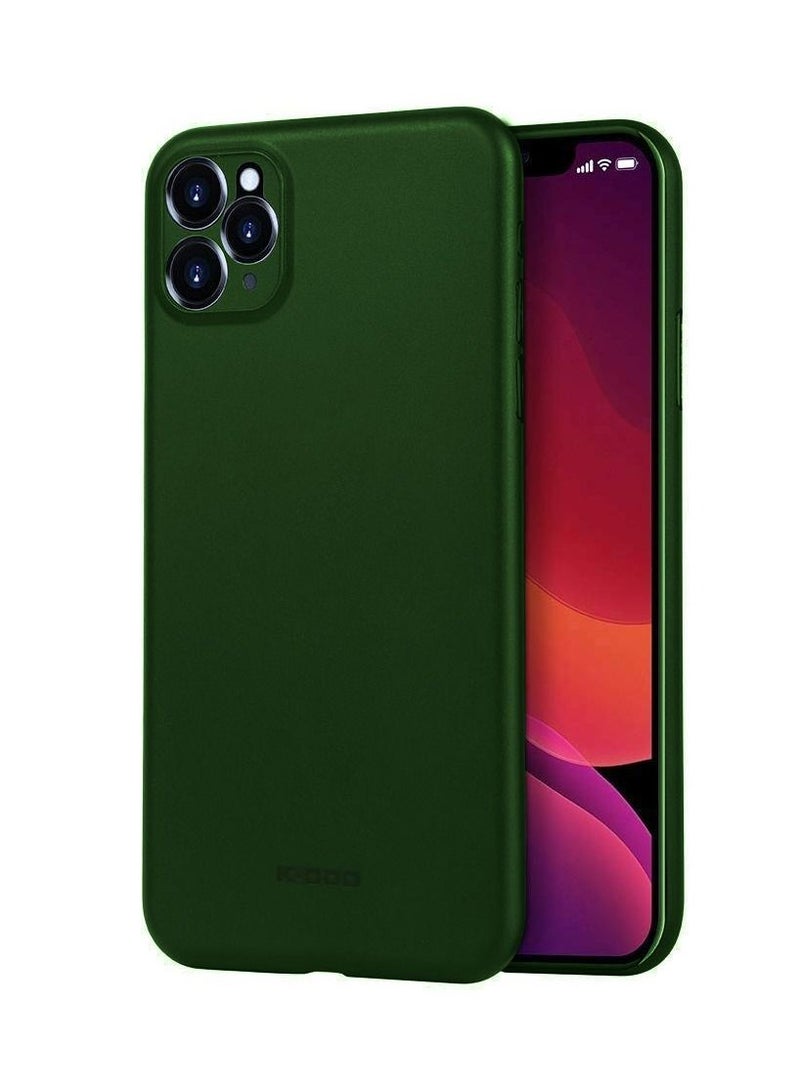 K-Doo غطاء خلفي رقيق للغاية من Air Skin لجهاز iphone 11 Pro، مضاد للانزلاق، تغطية كاملة، أخضر - Image 1