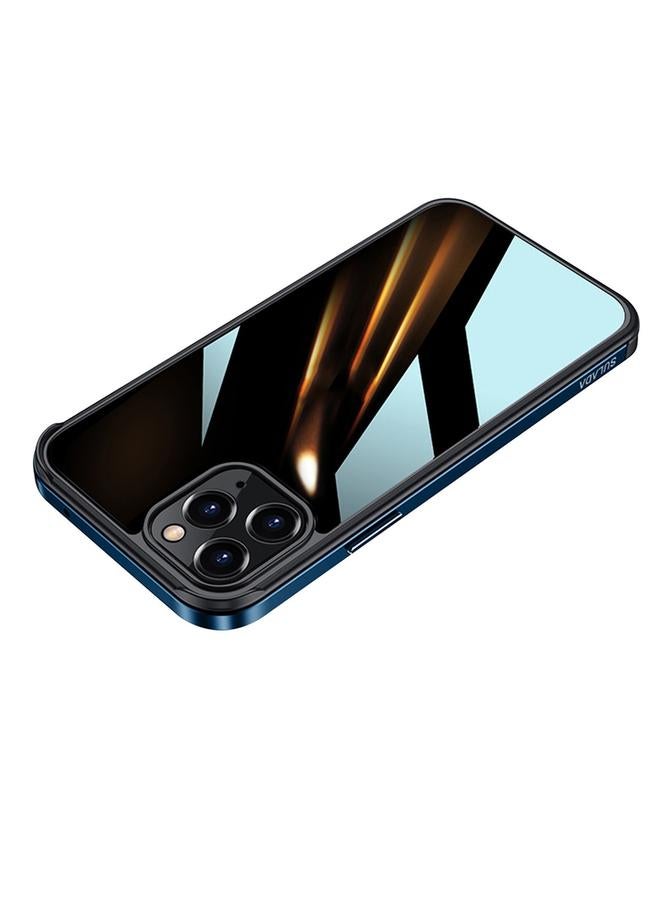SULADA Case For iPhone 12 mini Aviation Aluminum Frame Nano Glass TPU Case - Image 1