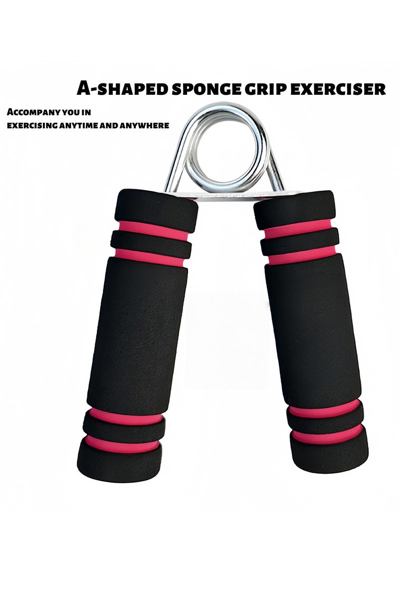 لويال إسفنجة تقوية قبضة اليد على شكل حرف A لتقوية المعصم وتمارين عضلات الذراع وتقوية اليد والإصبع ومقبض على شكل حرف A ومعدات اللياقة البدنية - Image 1