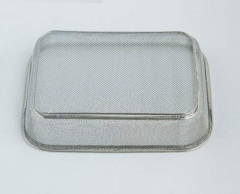 Shopobox Stainless Steel SS Square Fridge Basket with Mesh ReinforcementProtector - Image 3