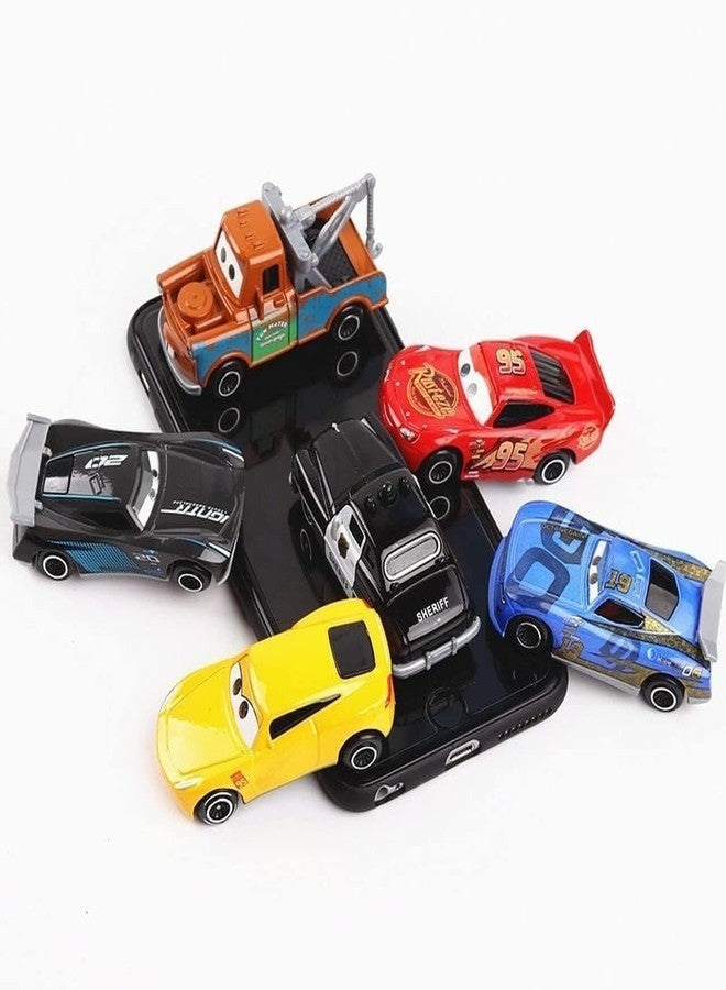 ToyTastic Mini Metal Die Cast Set of-6 Toy Vehicle Play Set Free Wheel High Speed Unbreakable Car for Kids, Small Racing for Exciting Playtime Adventures, Movie Vehicles Car for Kids - Image 4