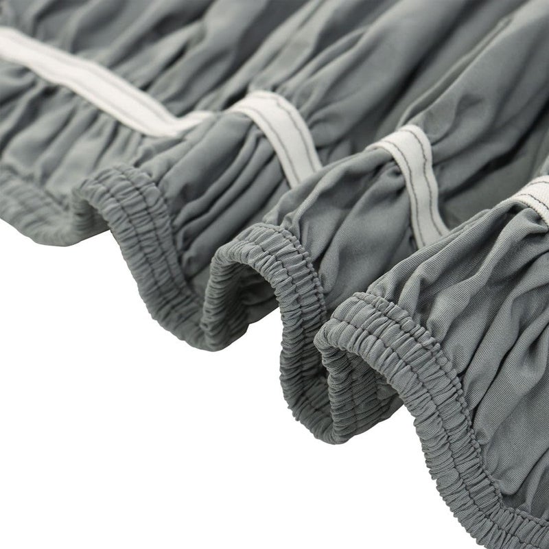 Bed Skirts,Twin 15in,Ruffled Bed for Bedroom,Soft Microfiber-Cotton Blend,Light Grey, Easy Fit Dust Ruffle,1 Piece Twin Size Bed Skirt for Home - Image 4