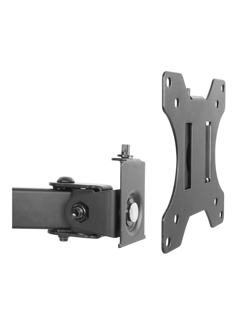 NEWSTAR Quad Monitor Stand for 13–32" Screens | Heavy Duty Adjustable Mount Holds 4 Monitors | 32kg Capacity, 360° Rotation, Height Adjustable, Cable Management – Black - Image 5