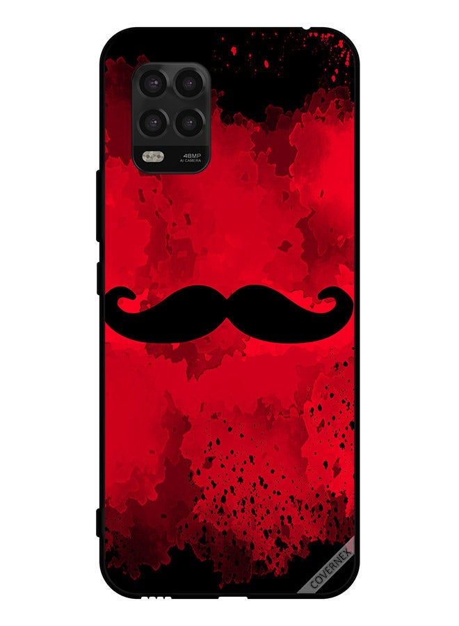 Covernex Protective Case Cover For Xiaomi Mi 10 Lite 5G Coustache Red Bg - Image 1
