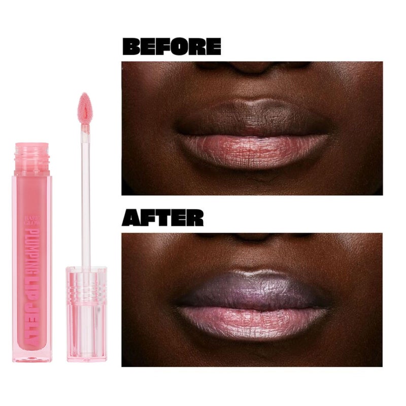 BABE ORIGINAL Glow Plumping Lip Jelly For Thicker Lips - High Shine Lip Gloss for Moisturizing, Hydrating and Soothing Lips, Blush - Image 3