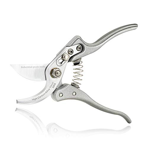 TONMA JP TONMA Pruning Shears for Gardening [Made in Japan] 8 Inch Bypass Garden Scissors Secateurs, Premium Japanese Gardening Tools Hand Pruner Clippers with Ergonomic Handle - Image 2