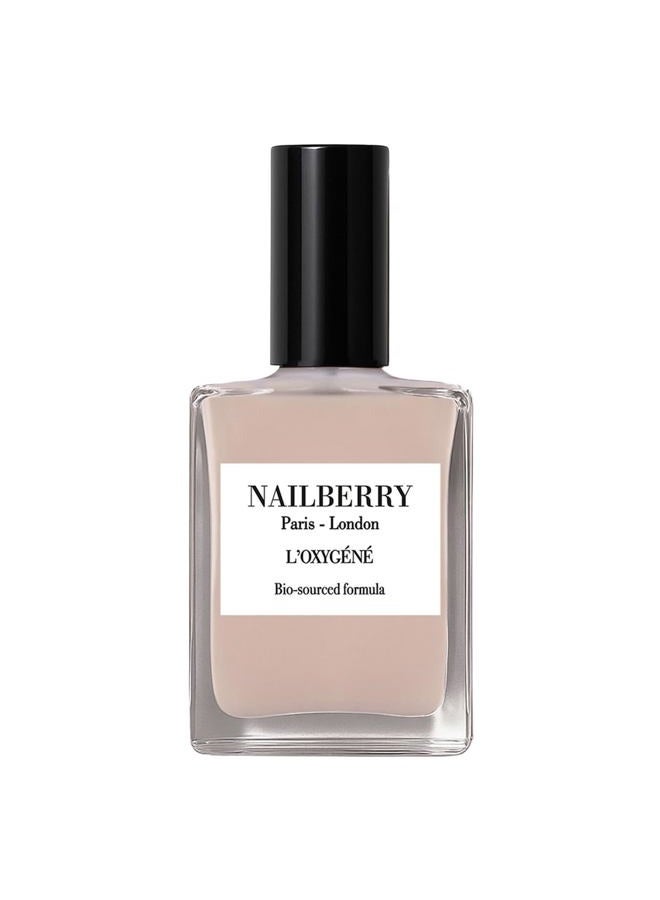 NAILBERRY L'Oxygéné Oxygenated Nail Lacquer | Au naturel, 15 ml | Polish for a Healthier Manicure & Long Lasting Colour | 12-Free, Vegan, Halal, Cruelty & Gluten Free - Image 1