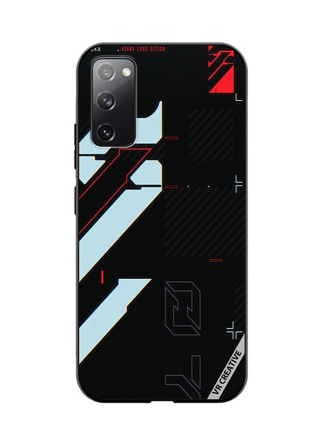 VR CREATIVE Protective Case Cover For Samsung Galaxy S20 FE 5G Hoang Logo Design  Multicolour - Image 1