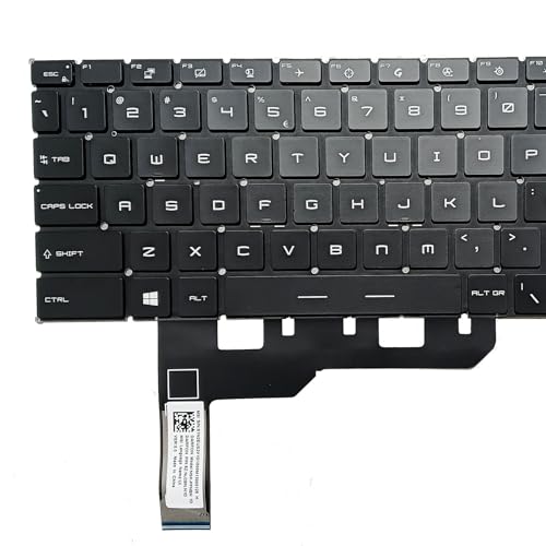 SUNMALL RGB Backlit Replacement Keyboard Compatible with MSI GP66 Leopard 10UH 11UH 11UG 11UE GE66 11UG 11UE MS-1543 GS66 MS-16V1 MS-16V4 MS-1541 GF73 GL75 MS-17E7 Creator 15 A11UE - Image 4