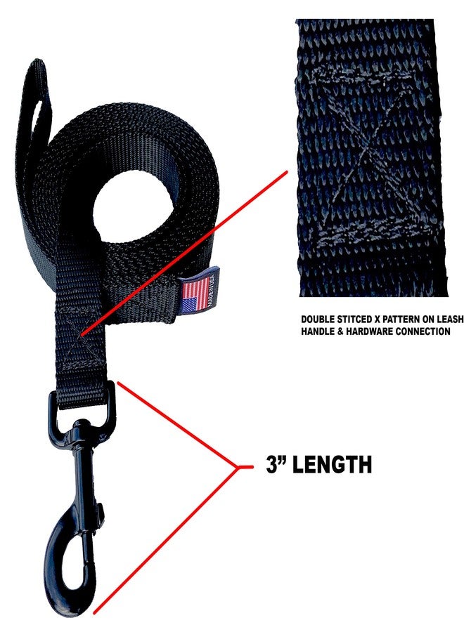 Enterprises Dog Leash Lead 10 Foot with Swivel Snap Bolt Made in The USA of 1" Polypro Heavy Weight Webbing 16 Colors Great Economical Animal Leash (Orange) - Image 2