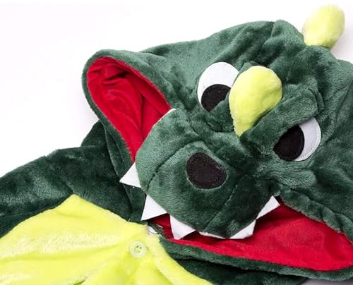 Seawhisper Dinosaur Costume for Kids Boys Girls Dino Onesie Suit Animal Jumpsuit Halloween - Image 5