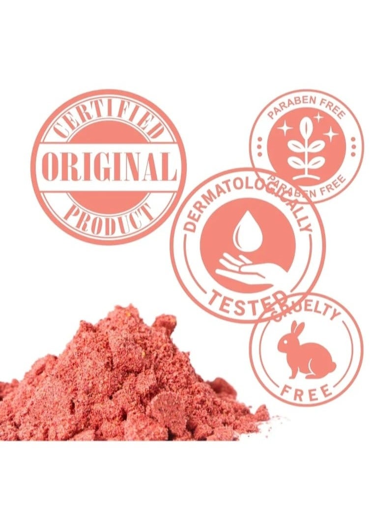 OGAILI Aker Fassi Face Mask Powder – Moroccan Skincare Secret for Glowing Skin – Natural Herbal Cleanser with Anti-Aging Benefits & Skin Tone Enhancement – 100g, Chemical-Free & Cruelty-Free - Image 4
