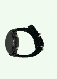 Undefined A Modern Elegant Black Watch With A Black Bracelet  - Image 2