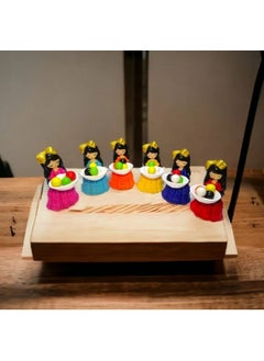 Taşdevri Life Tasdevri Life Turkish Delight Girl Colorful Bow Coffee Side Presentation Turkish Delight Sugar Bowl 6 Pieces  - Image 3