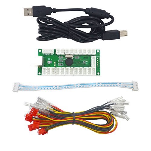 SJ@JX SJJX Zero Delay USB Encoder LED Joystick Kit Arcade DIY Controller For PC Retropie Raspberry Pi MAME - Image 1
