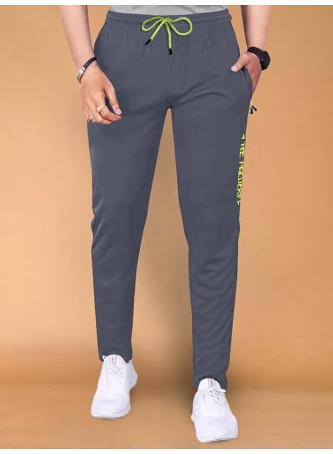 متجر Pinkmint: بنطال رياضي سادة للرجال (Polycotton) بخصر مطاطي - مناسب للركض، الصالة الرياضية، اليوغا، الرياضة والاستخدام اليومي - مقاس XL - Image 4