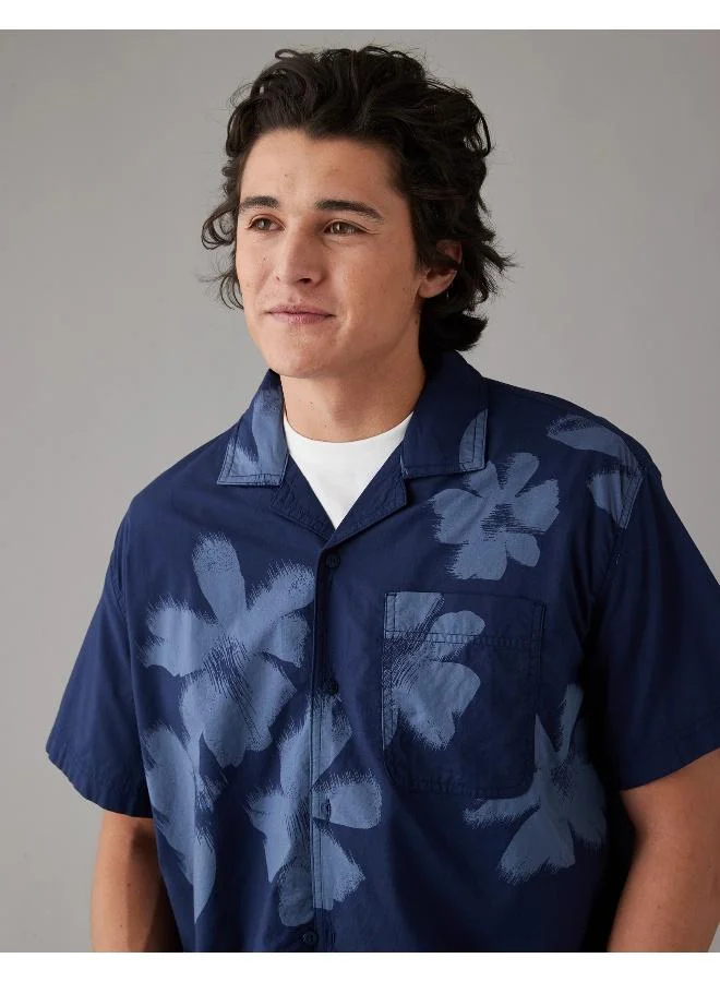 American Eagle Relax Fit Printed Shirt