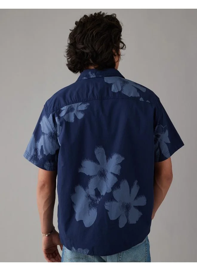 American Eagle Relax Fit Printed Shirt