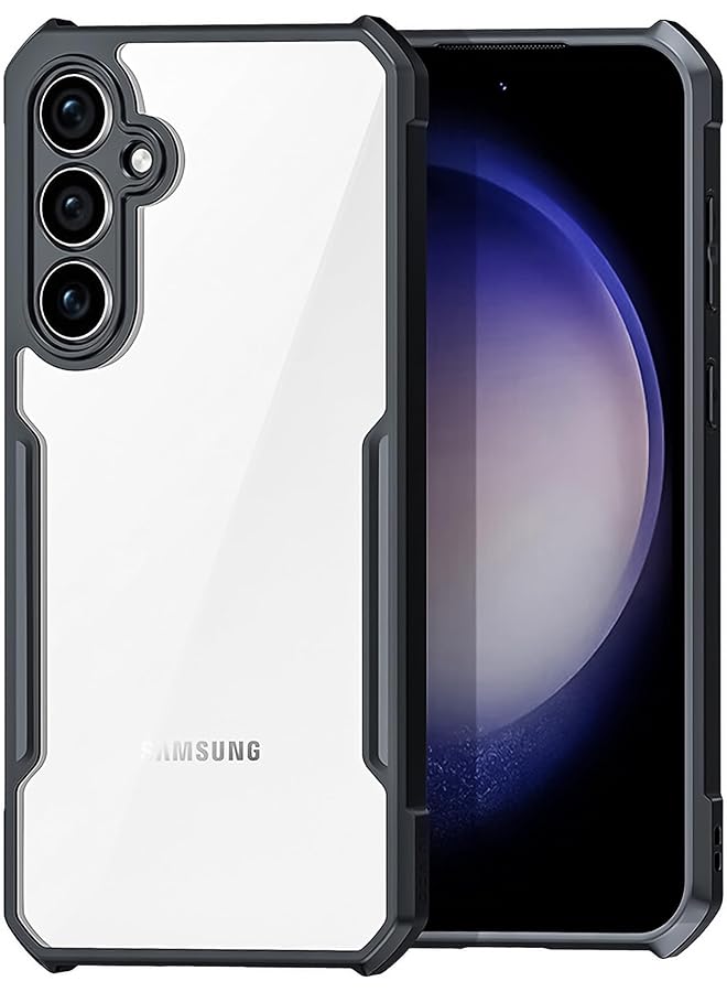 جراب لهاتف Samsung Galaxy A56، جراب خلفي لحماية عدسة الكاميرا مصنوع من مادة TPU+PC ومضاد للصدمات وممتص للصدمات ومضاد للاصفرار وغطاء واقٍ رفيع