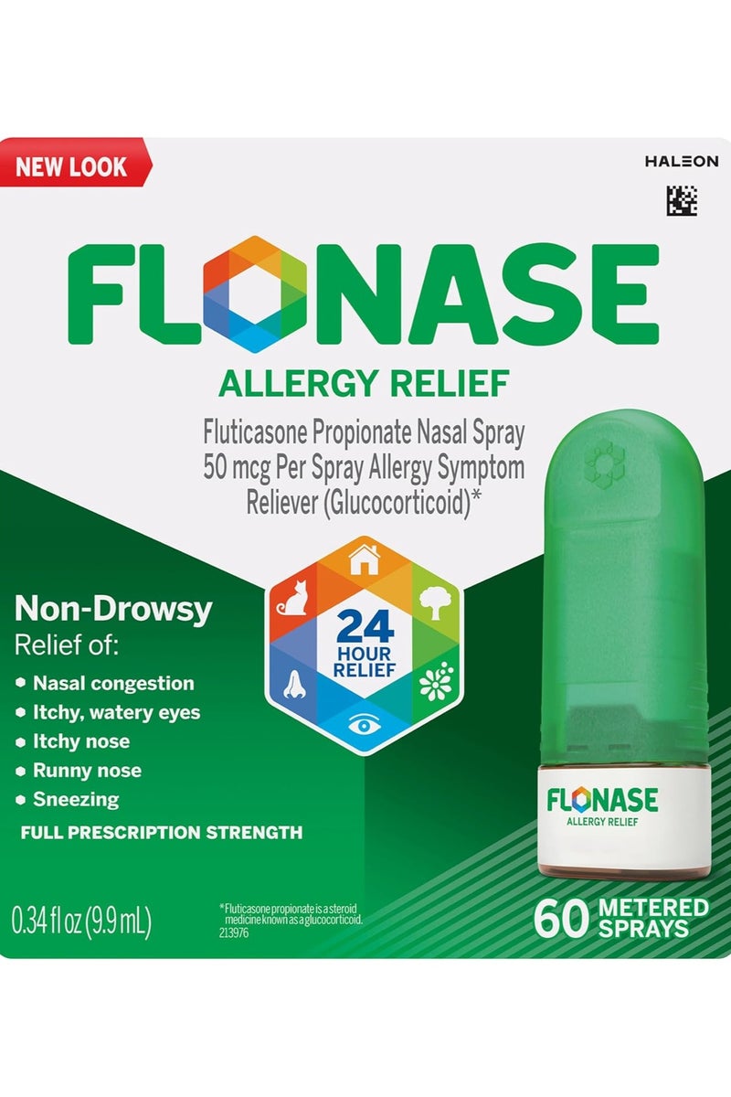 FLONASE Nasal spray for allergy relief 0.34 Fl oz (9.9 ml) - Image 1