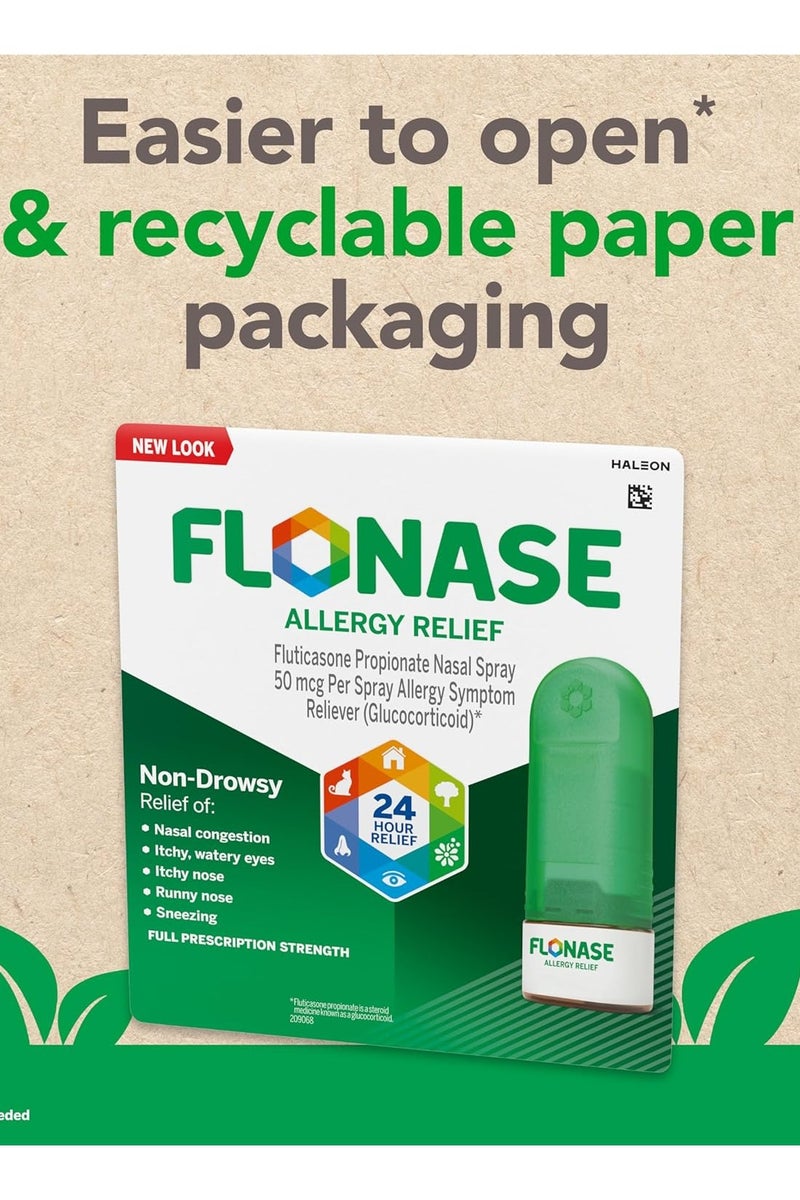 FLONASE Nasal spray for allergy relief 0.34 Fl oz (9.9 ml) - Image 4