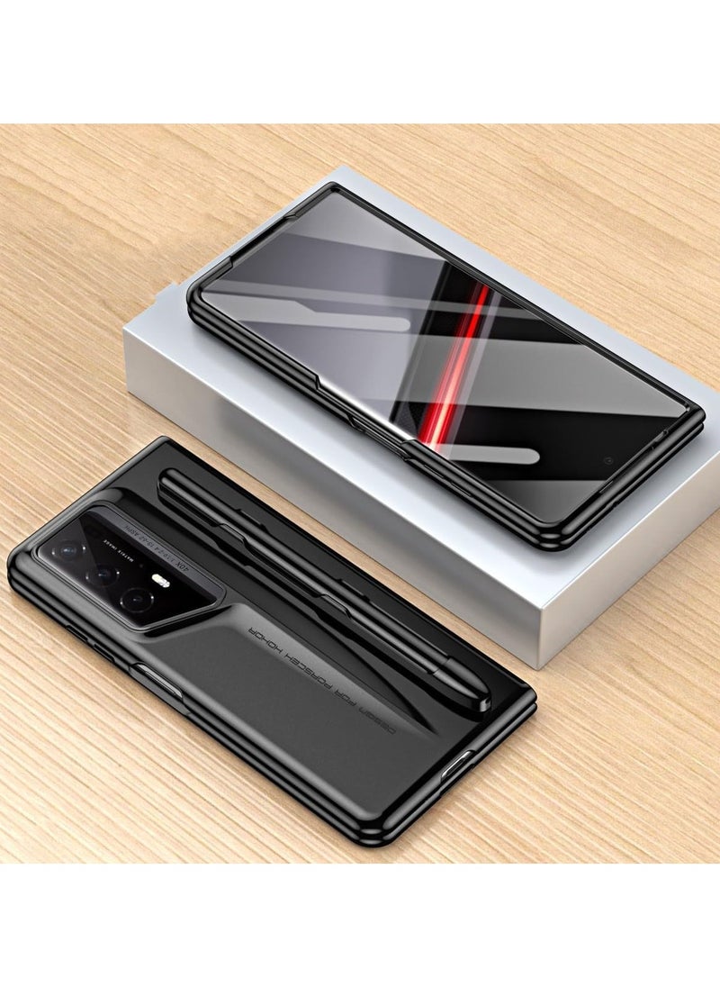 General - Phone Case Compatible with Honor Magic V2 RSR With Screen Protector Anti-Fingerprints Fold Cover With Pen Slot and Pen For Magic V2 RSR - Image 1