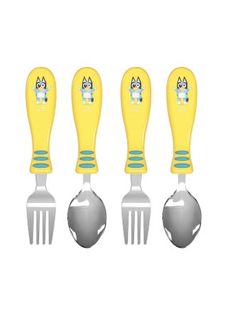 Bluey Kid Flatware Fun Character Art On Both Utensils, Non Slip Fork And Spoon Set Is Perfect For Encouraging Picky Eaters To Finish Their Plates, 2 Pack (4 Pcs) - pzsku/Z8D57D8E1BDCF34786653Z/45/_/1721559890/a8534df1-00fe-4b63-9136-c7c2f00e2375