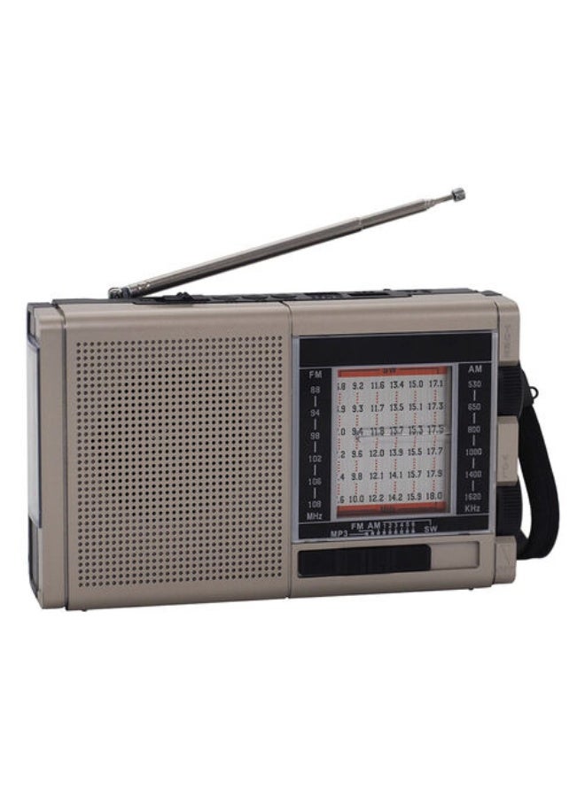 Ktf-1489 Solar Rechargeable RaKtf-1489 Solar Rechargeable Radio Speaker Bt Mini Portable Wireless Speaker Am Fm Sw 3 Bands Usb Tf Mp3 Player with Flashlight - Image 1