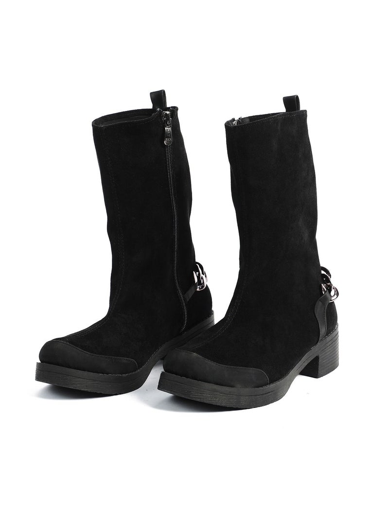Zahwa Boot Sedue Satain Matt With Uncle Accesorise - Image 3