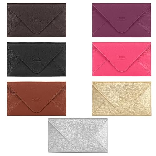 Otto Angelino Slim Genuine Leather Wallet Clutch - Multiple Slots Money, ID, Cards, Smartphone, RFID Blocking - Unisex - Image 4