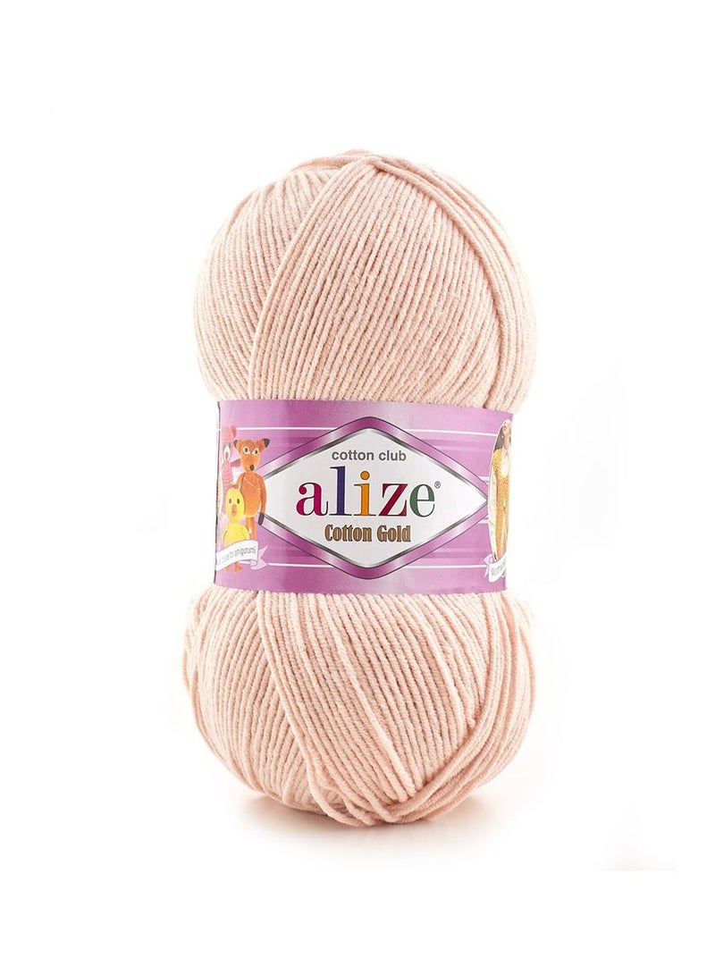 ALIZE Cotton Gold Yarn 401 Rose Water 100g