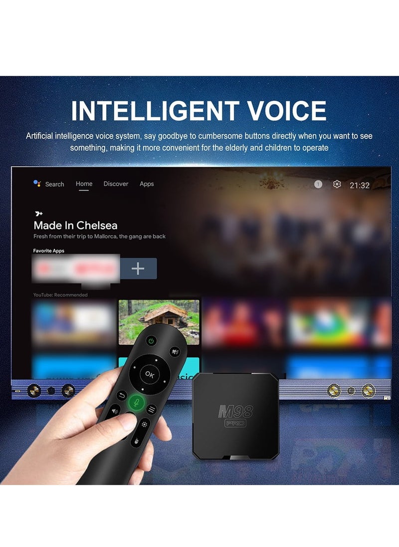 ELTRAZONE M98 PRO Android TV Box, Android 10 Support 4K HDR Smart Streaming Media Player(16GB)  - Image 2