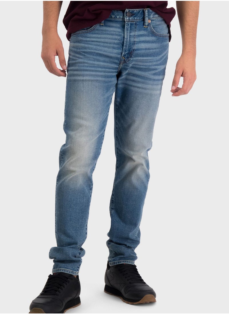 American Eagle - Mid Wash Slim Fit Jeans - Image 1