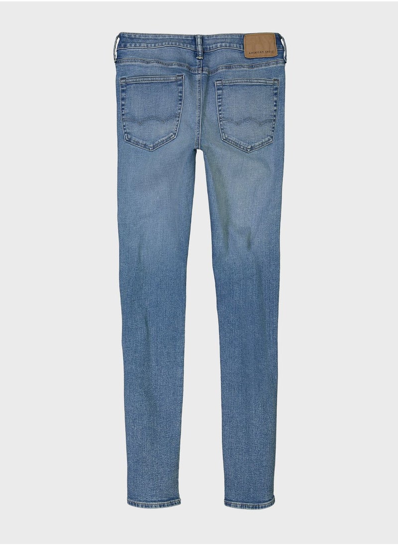 American Eagle - Mid Wash Slim Fit Jeans - Image 1