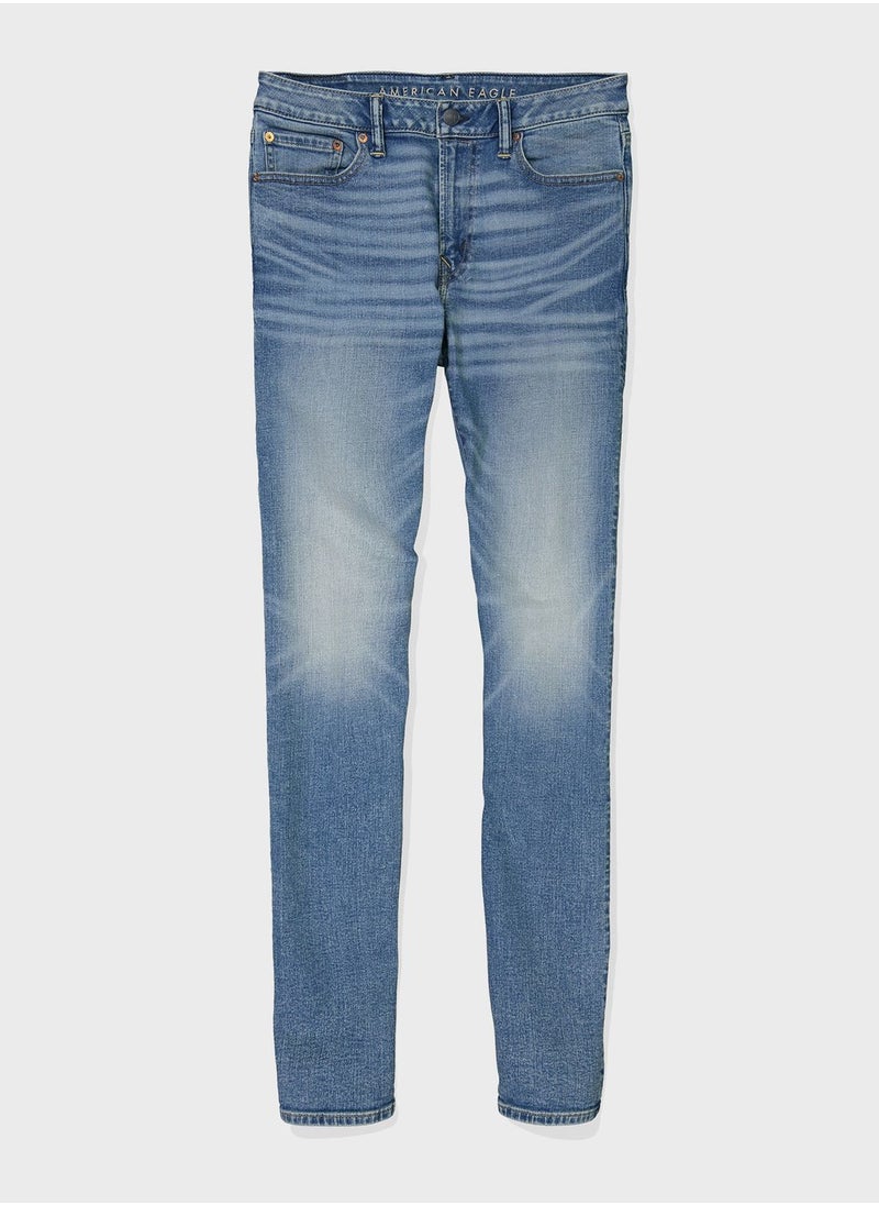 American Eagle - Mid Wash Slim Fit Jeans - Image 1