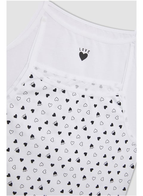 Girl Regular Fit Underwear Top - 2 Pack