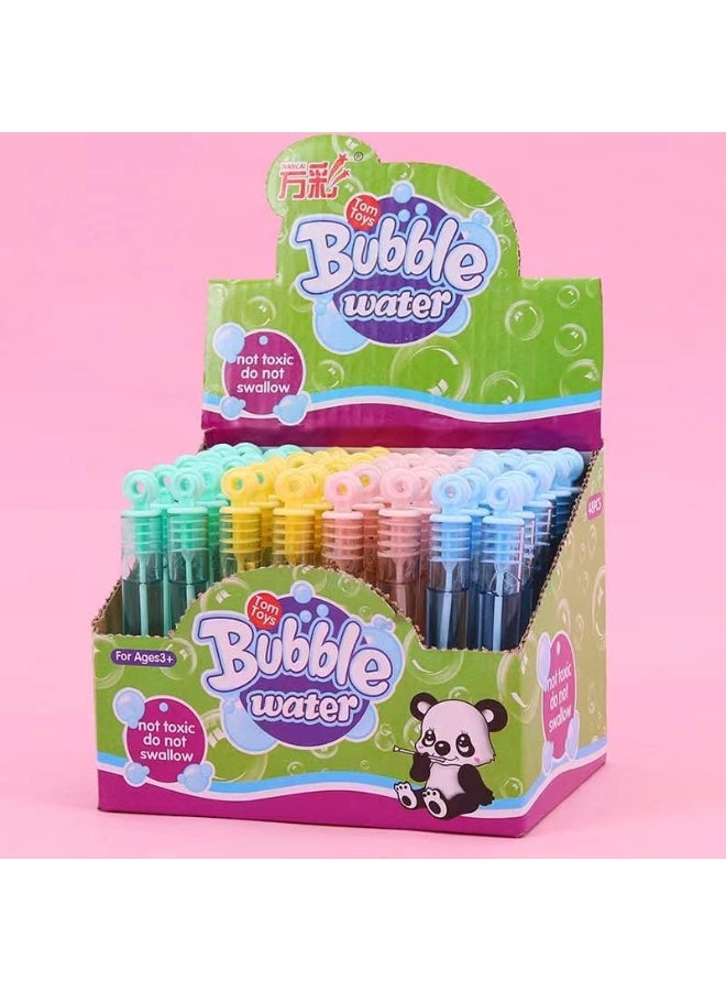 ST ZONE Mini Bubble Wands Party Pack, Colorful Non-Toxic Bubble Makers, 48 Count, for Kids Ages 3+, Birthday, Christmas, Classroom Prizes - Image 3