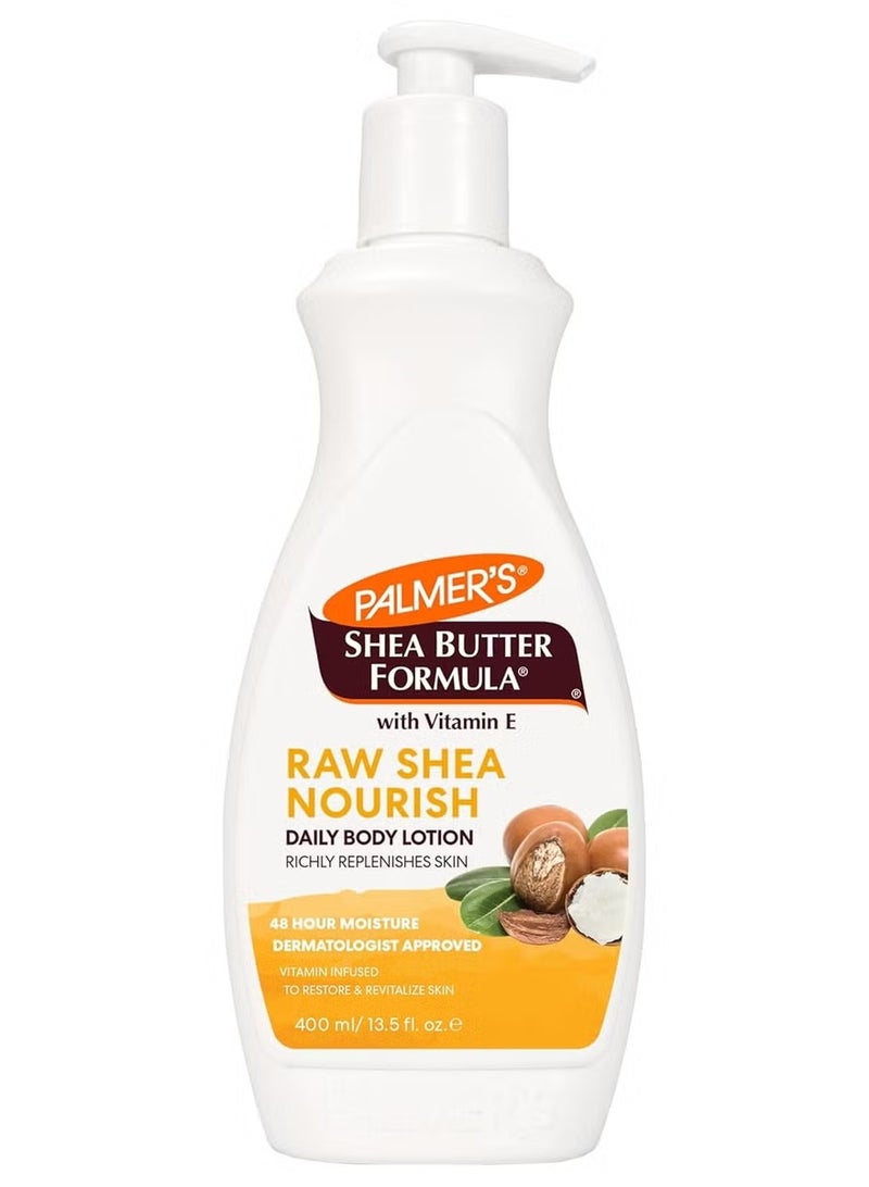 Palmer'S Shea Formula Raw Shea Body Lotion, Pump Bottle 400ml - Image 1