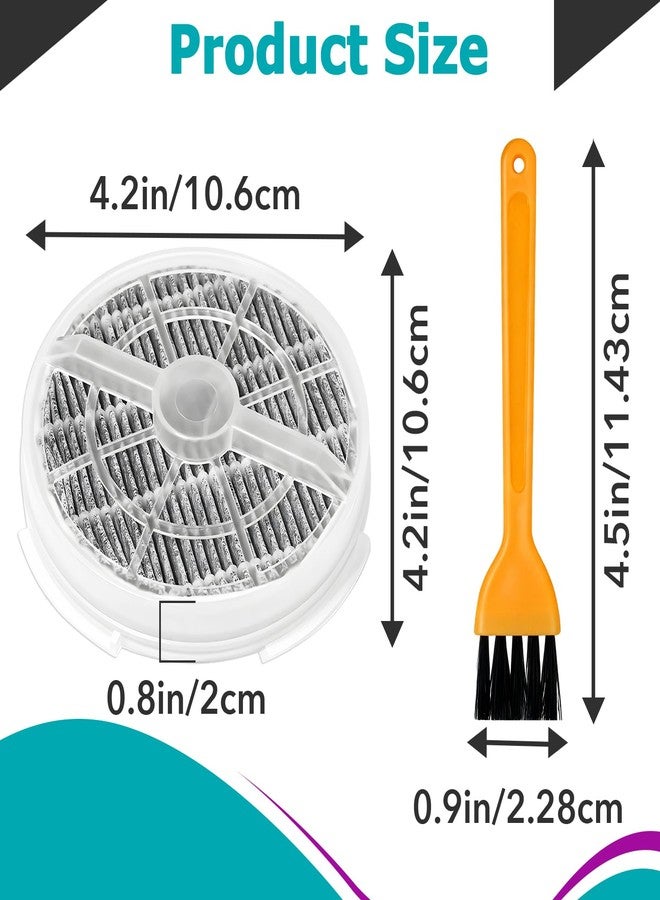 Joworthy 8 Pcs Air Purifier Filter Replacement, Compatible with Frida Baby Air Purifier 3 in 1, RIGOGLIOSO GL2103 & SY900S, JINPUS GL-2103, LTLKY 900S, Activated Carbon Filter for Home/Nursery - Image 3