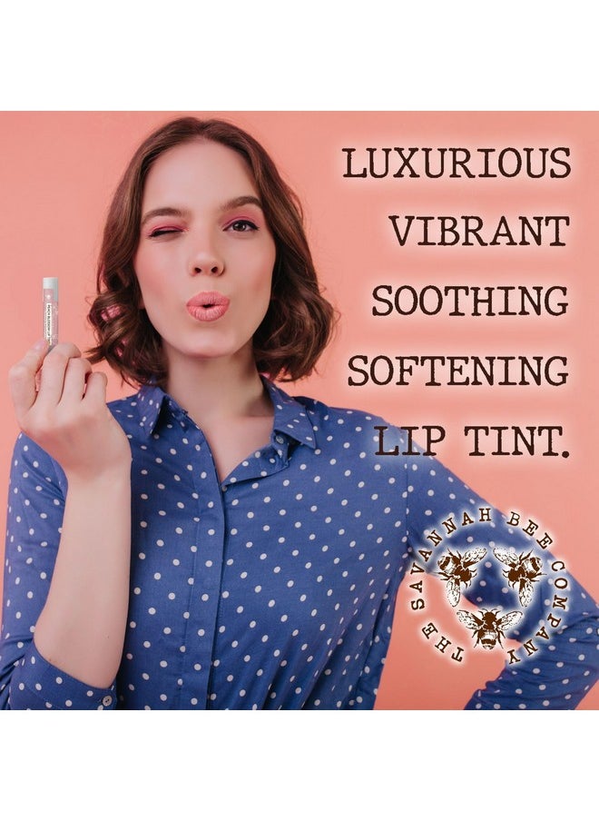 Savannah Bee Company Savannah Bee Company Peach Blossom Lip Tint - Moisturizing Lip Tint for Dry Lips  - Image 5