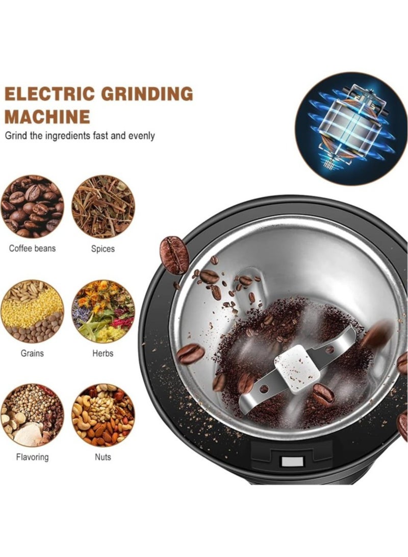 Coffee Grinder Electric, Spice Grinder, Herb Grinder, Coffee Bean Grinder for Herb, Cereals, Nuts Grinding  - Image 2