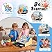 VROGTIK Wooden Cash Register for Kids with Shopping Cart Rechargeable Kid Cash Register with Scanner Gift for Kids Age 3 4 5 6 7 8 9 Year Old Pretend Play for Toddlers Toys for 312 Year Old Boys - Image 4