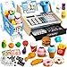 VROGTIK Wooden Cash Register for Kids with Shopping Cart Rechargeable Kid Cash Register with Scanner Gift for Kids Age 3 4 5 6 7 8 9 Year Old Pretend Play for Toddlers Toys for 312 Year Old Boys - Image 2